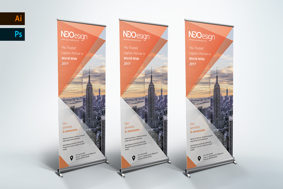 Corporate Roll up Banner - nex, a Marketing Template by UNIK Agency (Photo 4 of 5)