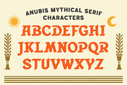 Anubis Mythical - Display Font, a Serif Font by Edignwn Type (Thumbnail 10 of 12)