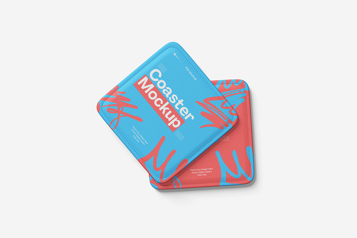 Coaster Mockup, a Product Mockup by Indah (Photo 4 of 6)