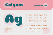 Coigum, a Sans Serif Font by kerismaker (Thumbnail 4 of 11)