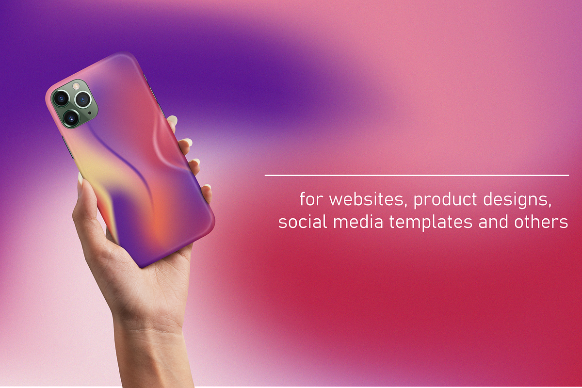 Magenta gradient collection, a Texture Graphic by LogvinArt (Photo 3 of 6)