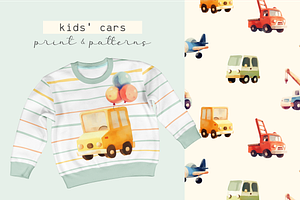 Kid's Cars, a Technology Illustration by Some Little Things