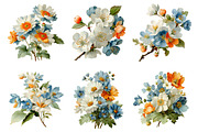 Spring daisy flower clipart, an Illustration by SinaCreation (Thumbnail 4 of 11)