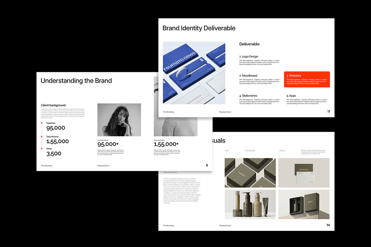 Branding Proposal Presentation Deck, a Presentation Template by Templeste (Photo 3 of 6)