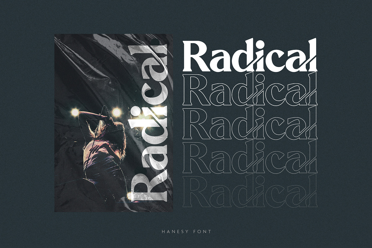 Hanesy - Modern Serif Font, a Serif Font by Ivan Rosenberg (Photo 5 of 9)