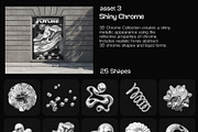 3D Abstract Design LIBRARY, a Graphic by LarysaZabrotskaya (Thumbnail 7 of 24)