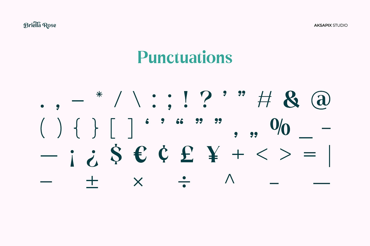 Briella Rose - Elegant Display Serif, a Serif Font by Aksapix Studio (Photo 4 of 12)