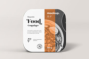 Square Food Container Mock-up, a Cups & Container Mockup by Yogurt86 (Thumbnail 8 of 13)