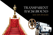 Watercolor Cinema Clipart, Theatre, a Technology Illustration by BrushstrokeArtGB (Thumbnail 7 of 9)
