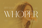 Whoper Elegant Serif Font Typeface, a Serif Font by Perfectype (Thumbnail 1 of 10)