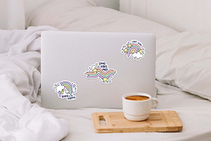 Rainbow & Quotes 12 PNG Sticker