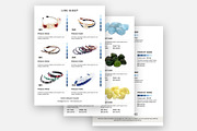 Wholesale Line Sheet Template, a Stationery Template by Design Zone (Thumbnail 3 of 5)