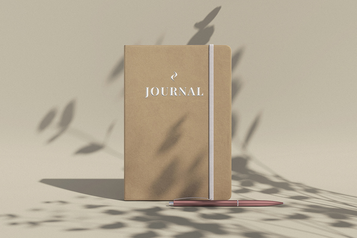 Elega - Minimal Notebook Mockups, a Books & Magazine Mockup by JafarNation (Photo 7 of 11)