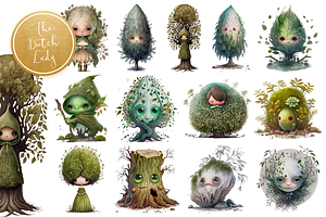 Mystical Woodland Creatures Clipart