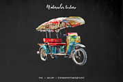 Watercolor Thailand clipart 60 PNG, an Object Illustration by Art and Funny (Thumbnail 5 of 5)