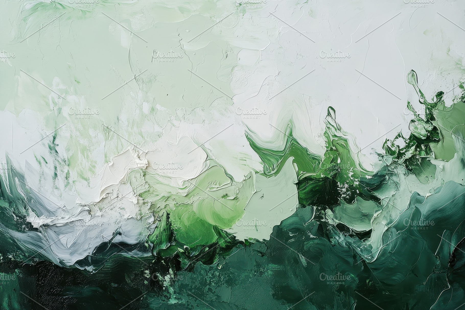 Abstract artwork featuring sage gree, a Photo by Iftikhar Alam