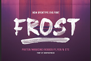 Frost SVG Font + Brushes, a Symbol Font by Graphicfresh (Thumbnail 1 of 11)