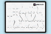 Character Portrait stamp Brushes, a Brush Add-On by Procreate Market (Thumbnail 11 of 14)