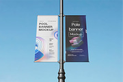 Pole Banner Mockup, an Advertising Mockup by bimockup (Thumbnail 5 of 6)