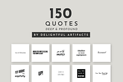 Deep Quotes - 150 Quotes Pack, a Social Media Template by Delightful Design (Thumbnail 8 of 8)