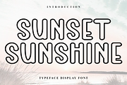Sunset Sunshine, a Serif Font by FreshTypeINK (Thumbnail 1 of 8)