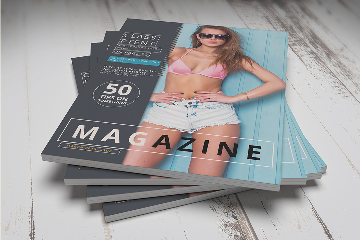 Magazine / Brochure Mockups, a Print Template by pmvch (Photo 7 of 11)