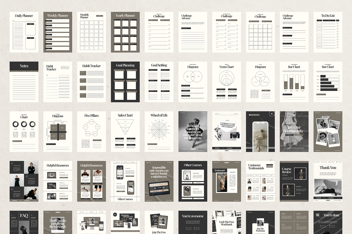 Canva Workbook Template for Coaches, a Magazine Template by Branding Babe Co. (Photo 8 of 10)