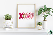 Valentine XOXO Faux Yarn PNG, an Illustration by Craft Nest (Thumbnail 3 of 4)
