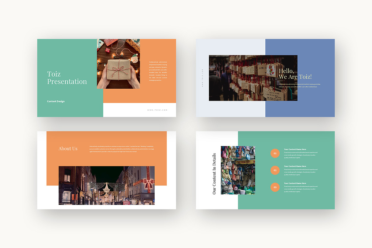 Toiz : Gift Business Google Slides, a Presentation Template by Punkl Camp (Photo 2 of 16)