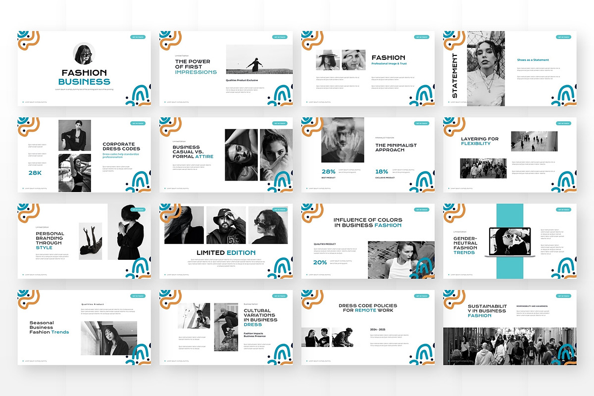 Fashion Business - Google Slide, a Presentation Template by AQR Studio (Photo 3 of 3)