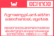 Synthetic Flora font, a Font by weknow (Thumbnail 2 of 8)