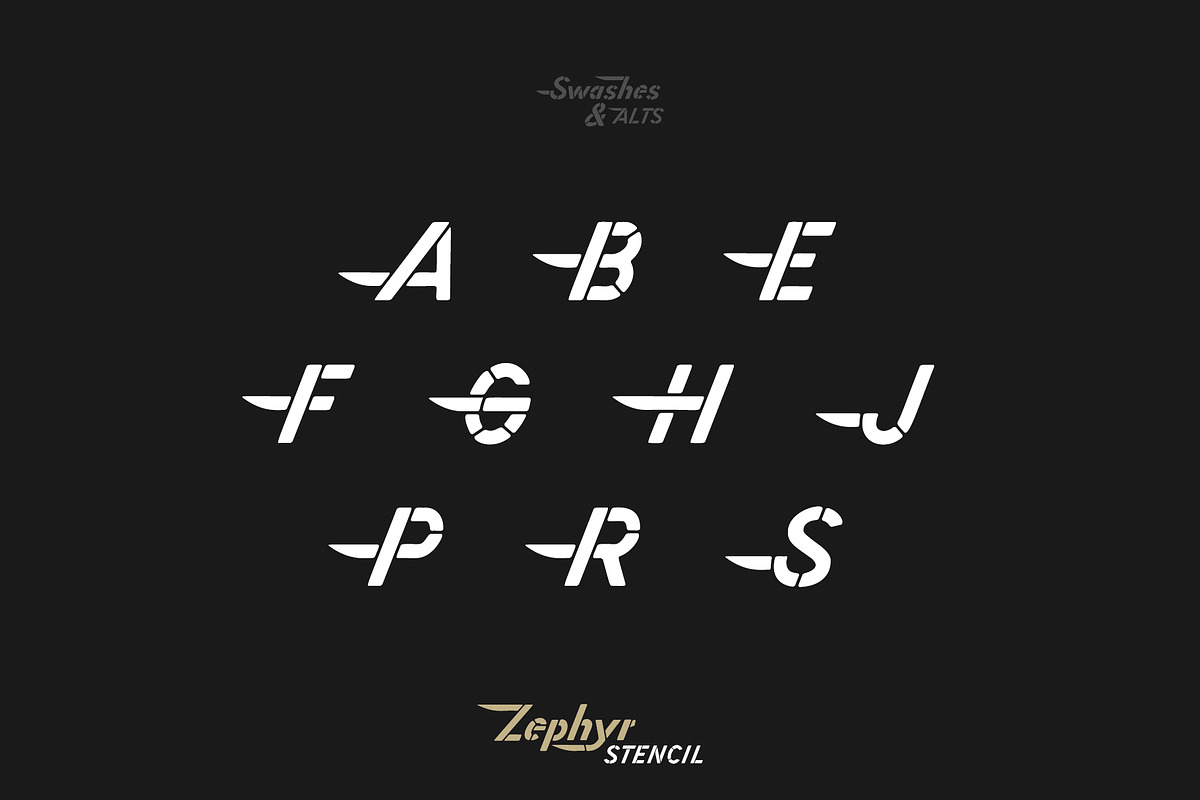 Zephyr Stencil preview 4