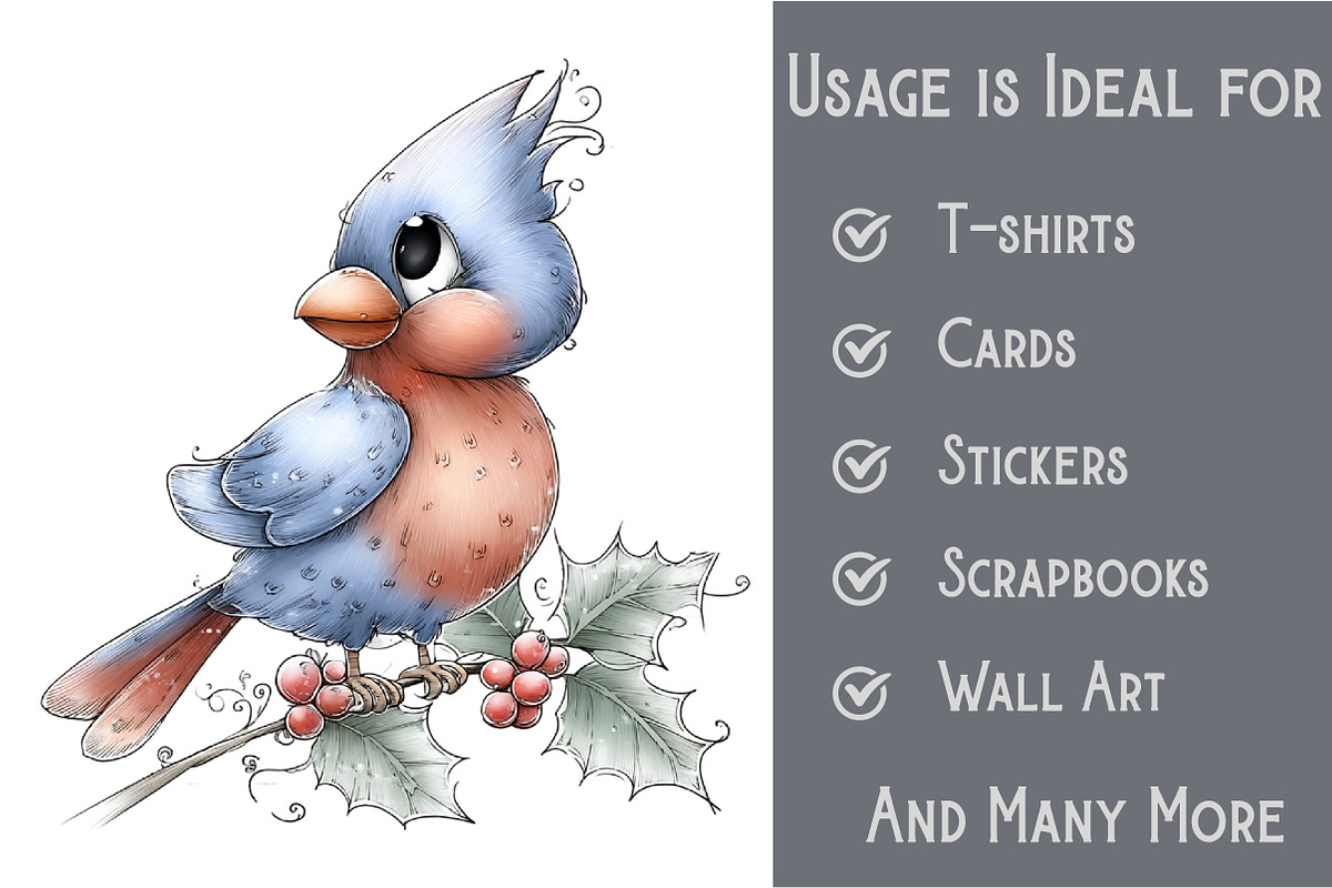 Christmas Clipart Bundle, an Illustration by Pixels.Craft (Photo 3 of 6)