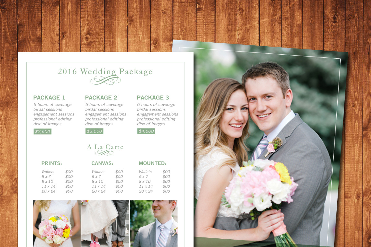 photography pricing template, a Brochure Template by DonyDesigns (Photo 2 of 2)