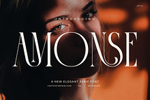 Amonse Ligature Serif Fonts