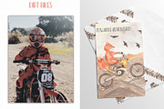 Dirt bikes watercolor, a Decorative Illustration by Marina Ermakova (Thumbnail 6 of 11)
