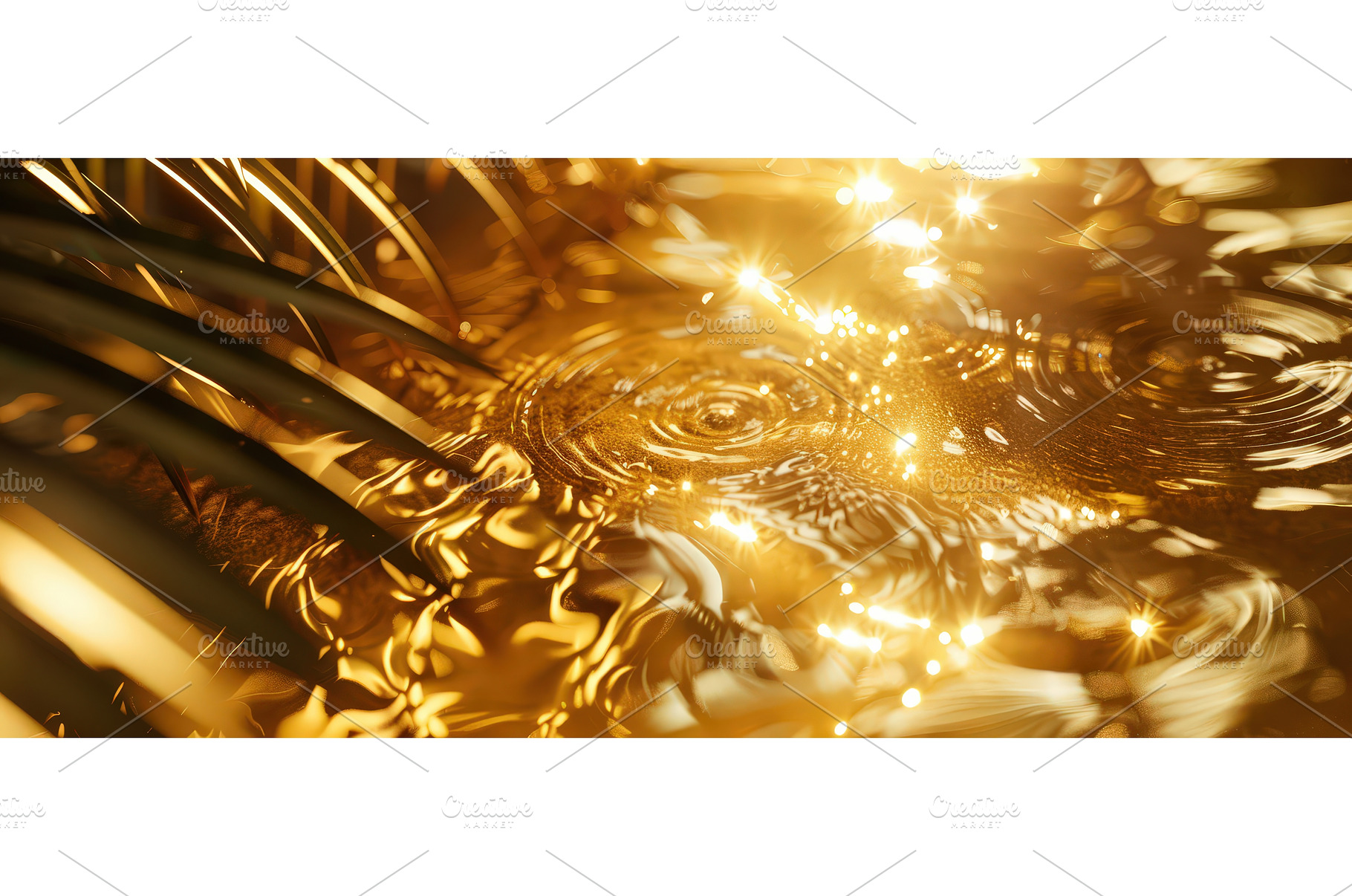 Shiny liquid gold surface texture, an Abstract Photo by piter.goskov