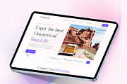 Travel Agency Website Template, an UI Kit Template by Tanvir Ahammed Tamim (Thumbnail 3 of 3)