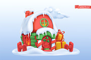 Christmas icons, gnome, Santa, ox, an Animal Illustration by Allevinatis Studio (Thumbnail 5 of 6)