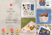 Outdoor weekend. Food & flowers, an Object Graphic by MaNechaeva (Thumbnail 7 of 9)