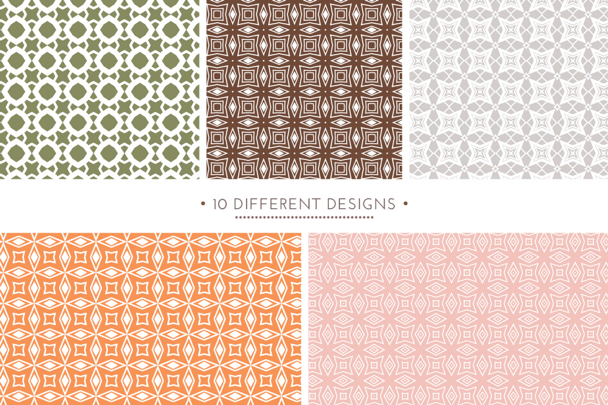 Set of 10 simple patterns Vol. 3 preview 2