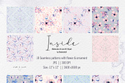 Inside Watercolor Floral Clipart, a Decorative Illustration by BalanceUA (Thumbnail 14 of 19)