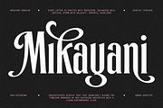 Mikayani Regular, a Serif Font by A.Budianto (Thumbnail 2 of 8)