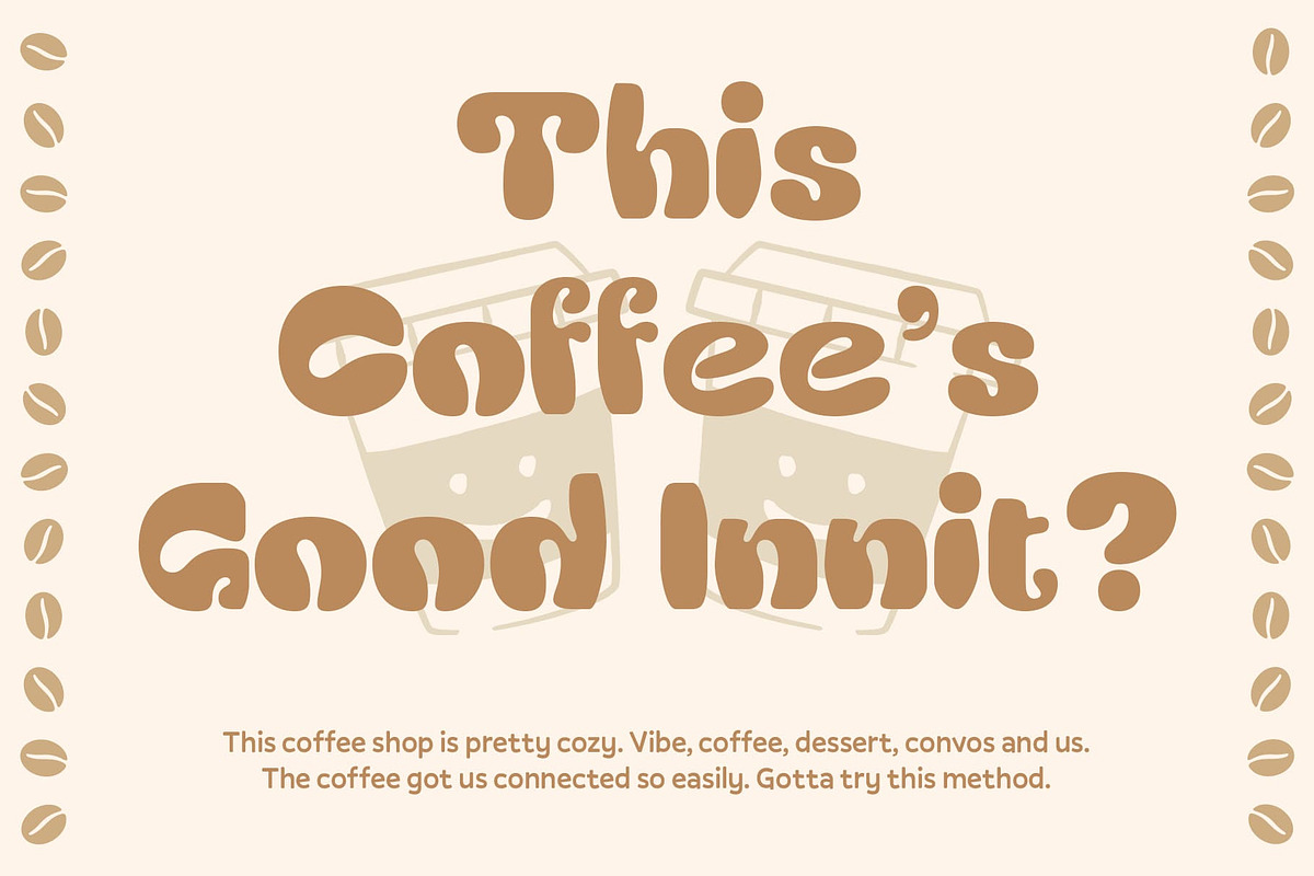 CS Mocha Drawn, a Sans Serif Font by Craft Supply Co. (Photo 3 of 8)