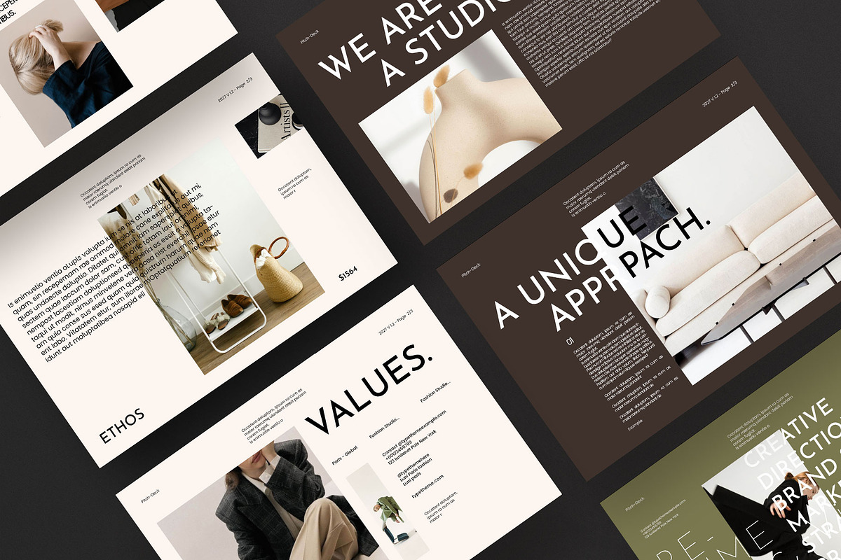 Aura Pitch Deck, a Brochure Template by Aura Agency (Photo 3 of 11)