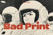 Bad Print Grunge Photo Effect, a Layer Style Add-On by smishura (Thumbnail 1 of 3)
