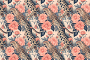 Seamless pattern. Animal and floral, a Pattern Graphic by Designs by Helen Trupak (Thumbnail 6 of 8)