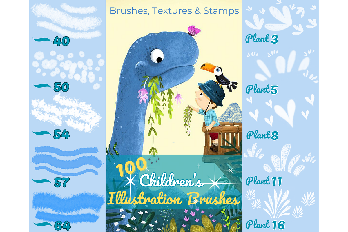 Digital Brushes for Photoshop, a Brush Add-On by Velo Graphic Studio (Photo 1 of 10)