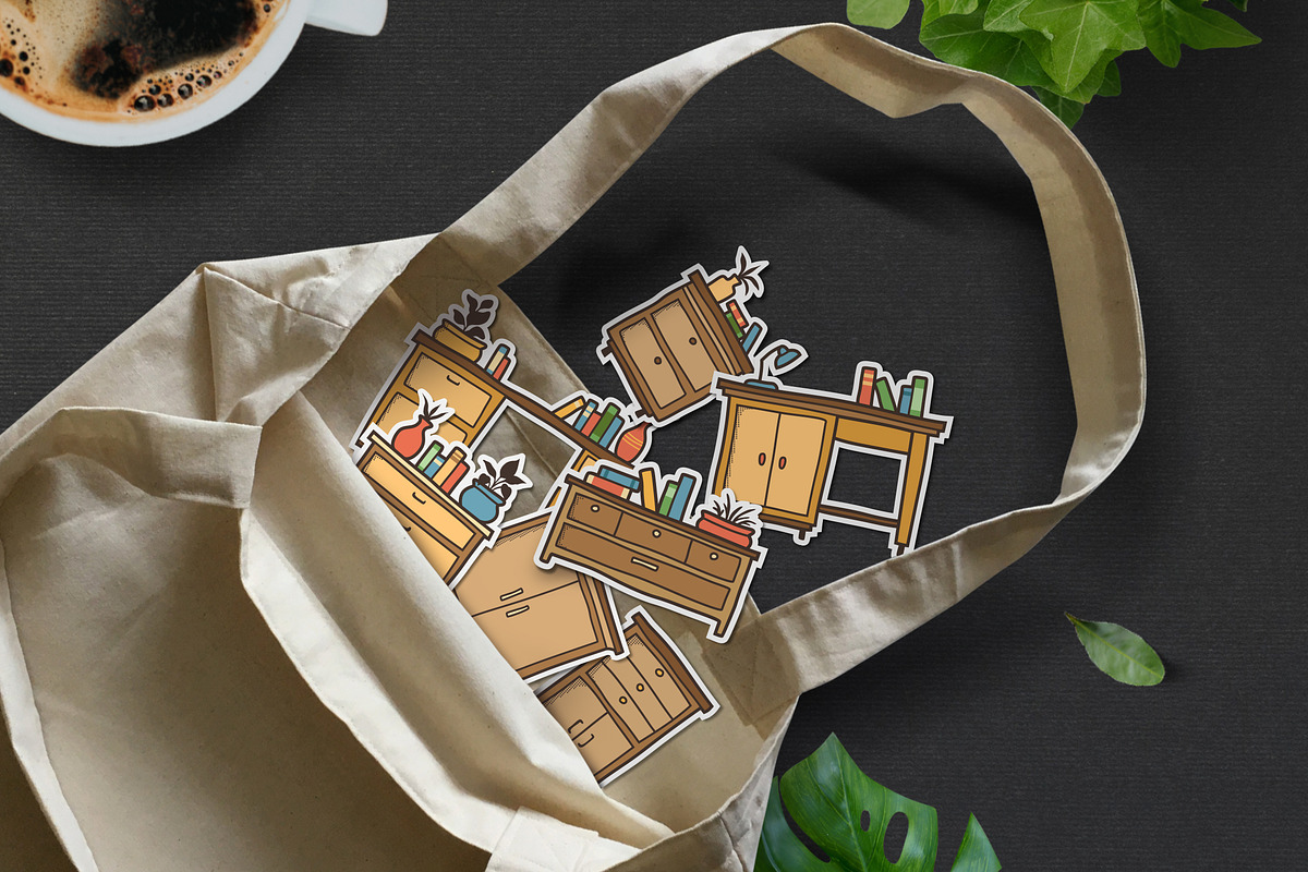 Set of cabinet design, a Graphic by Allmostudio (Photo 4 of 4)