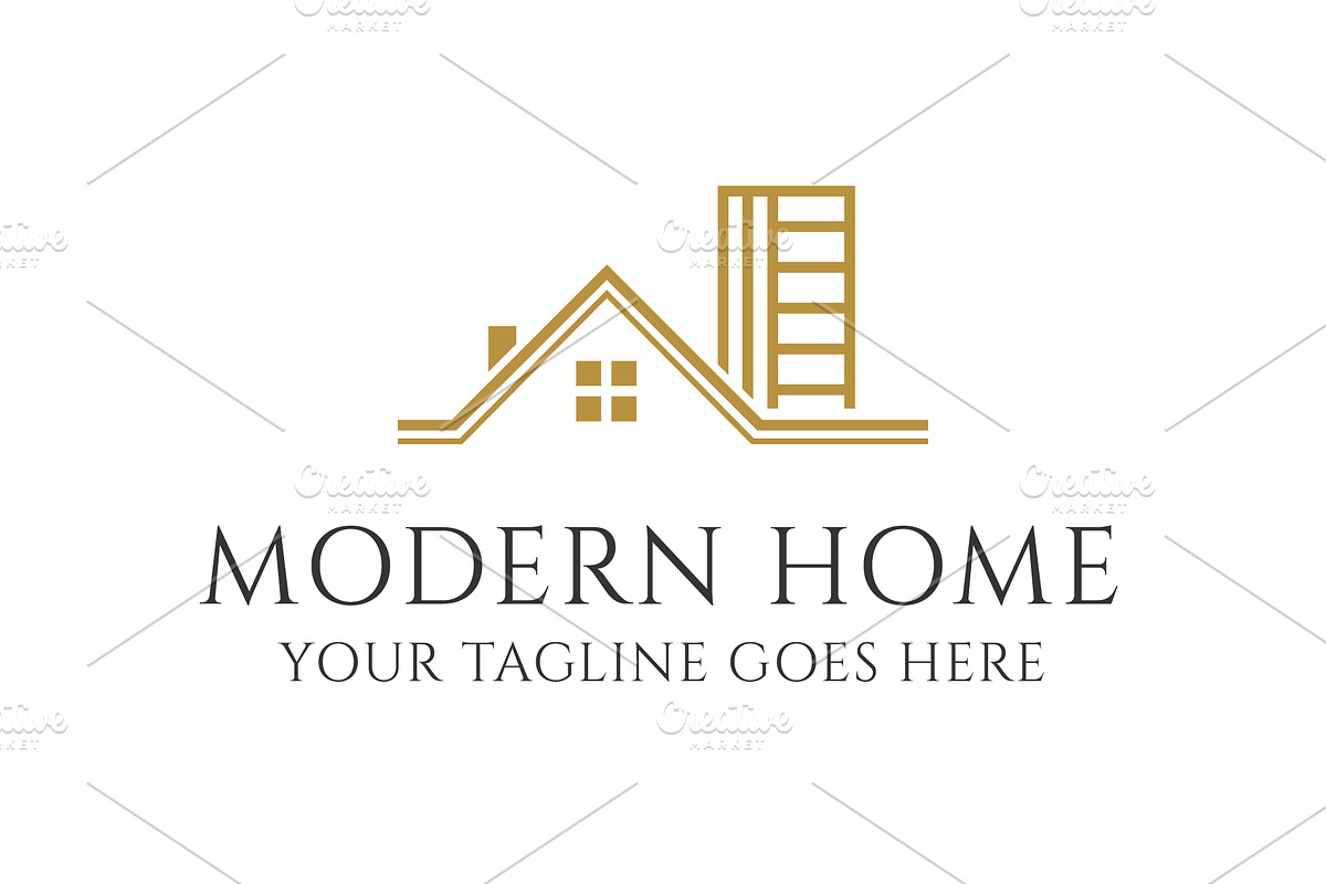 Modern Home Logo, a Technology Illustration by Kaushal Jangid (Photo 1 of 5)